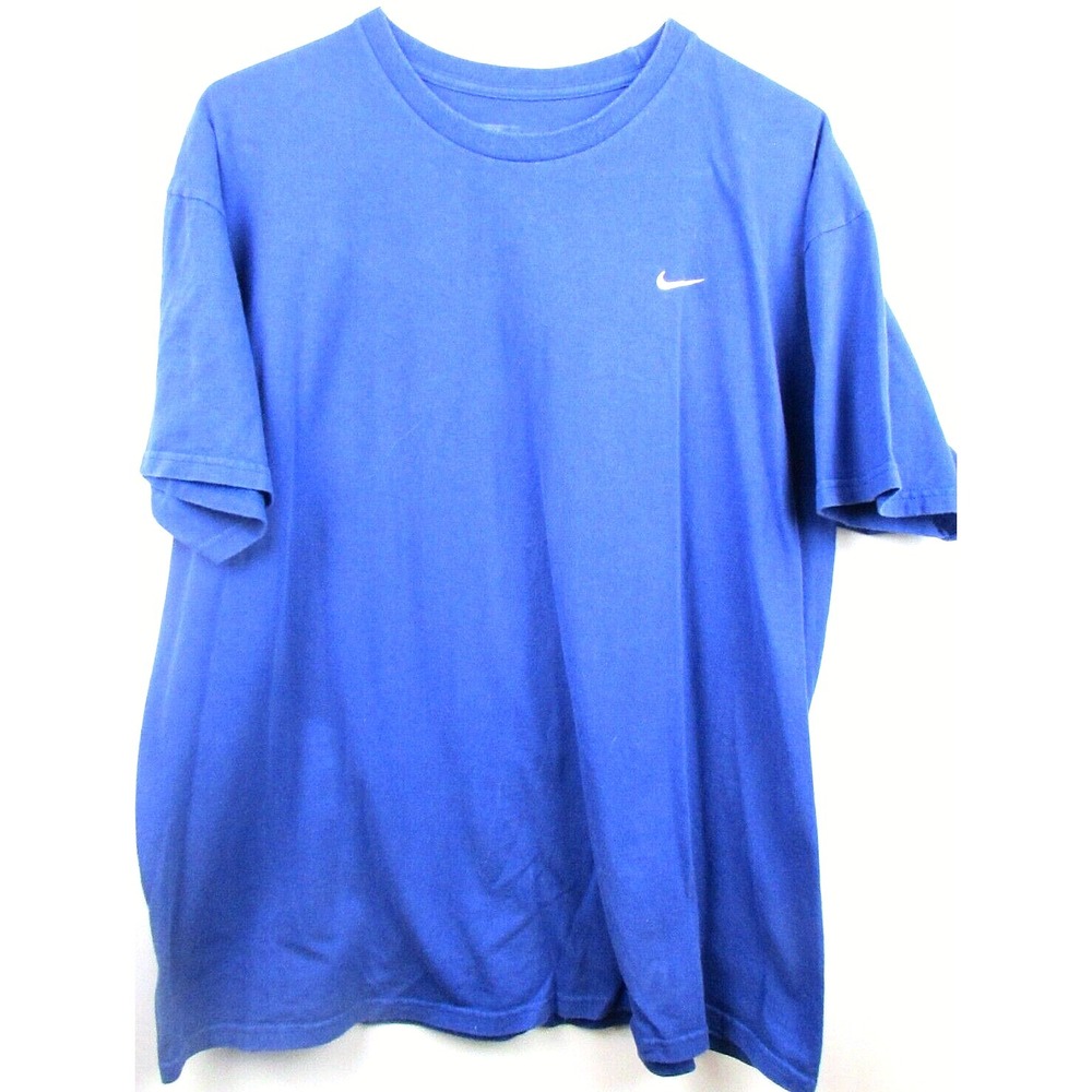 Nike Short Sleeved‎ Scoop Neck T-Shirt Blue Size XL